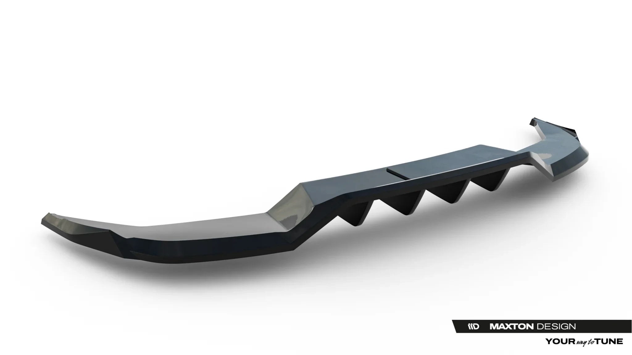 Maxton Design Splitter trasero (with vertical bars) para Skoda Elroq RS Mk1 - imagen 7