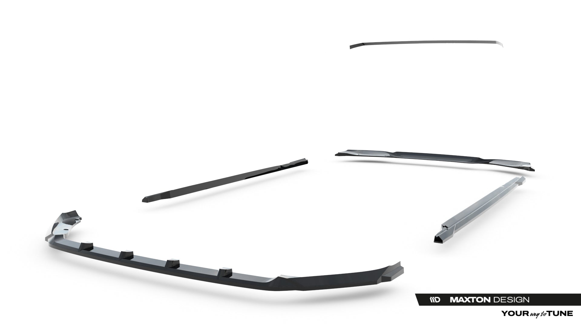 Maxton Design Set Of Splitters para Skoda Fabia Mk4 - imagen 13