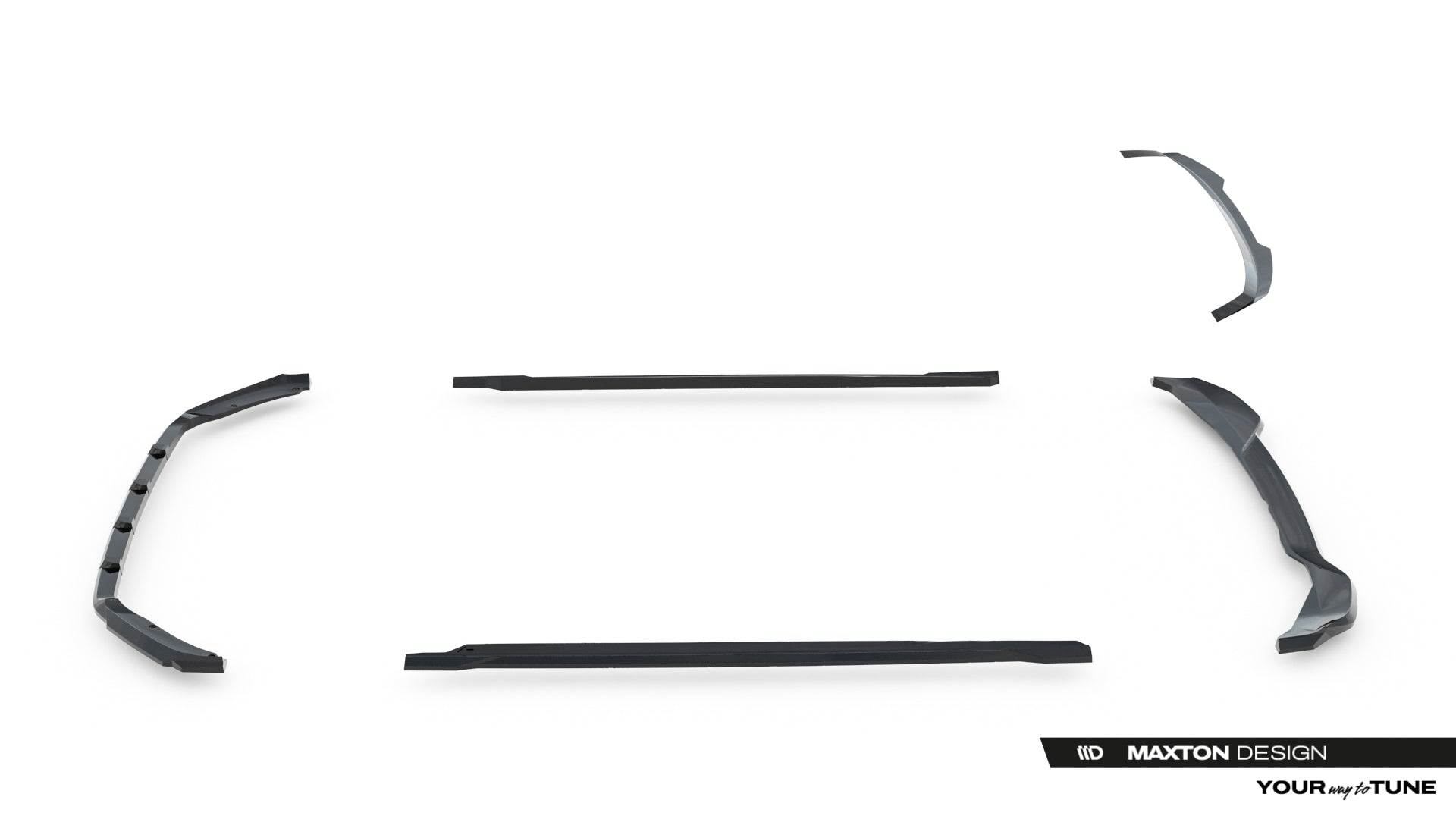 Maxton Design Set Of Splitters para Skoda Fabia Mk4 - imagen 14