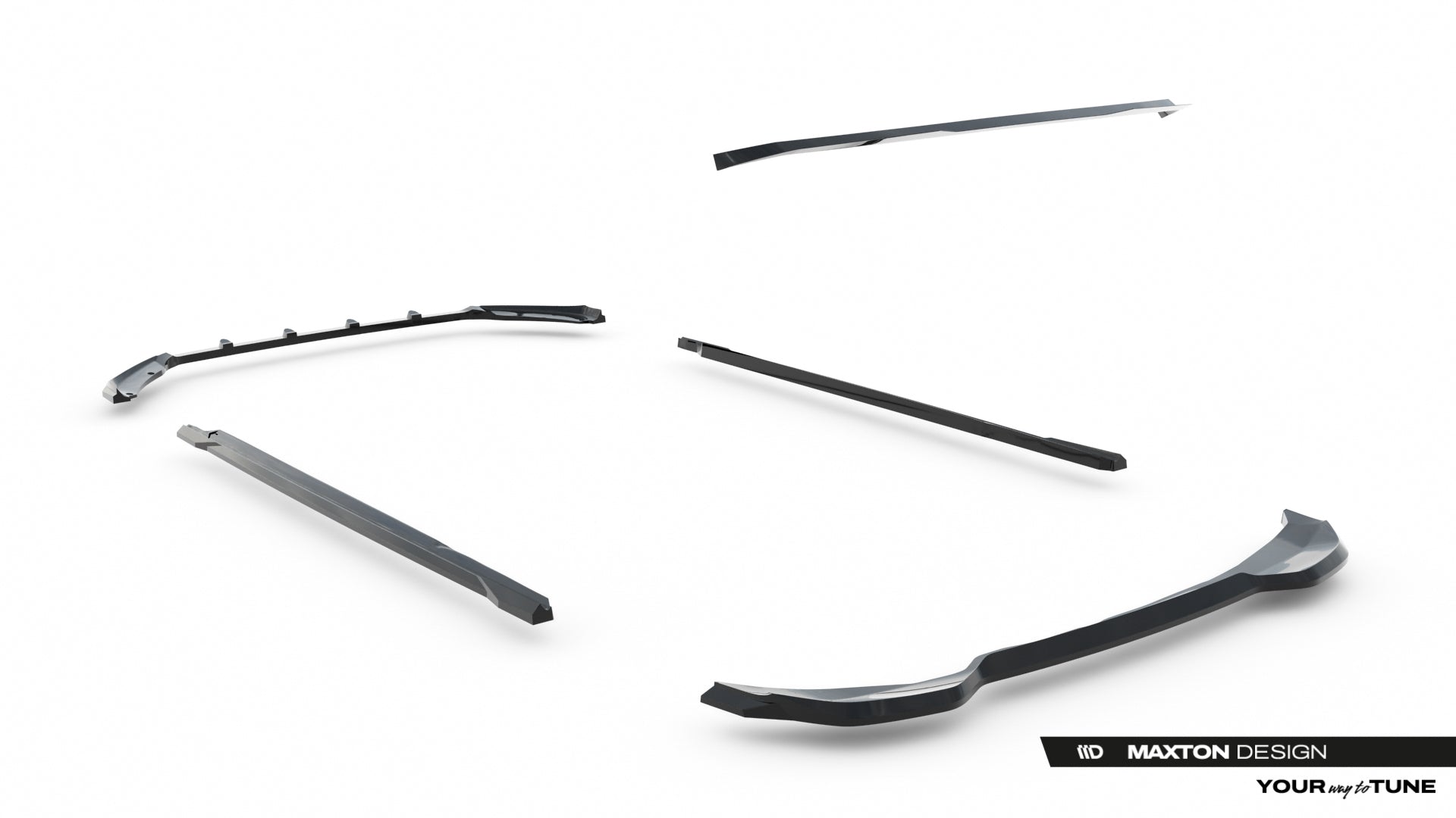 Maxton Design Set Of Splitters para Skoda Fabia Mk4 - imagen 15