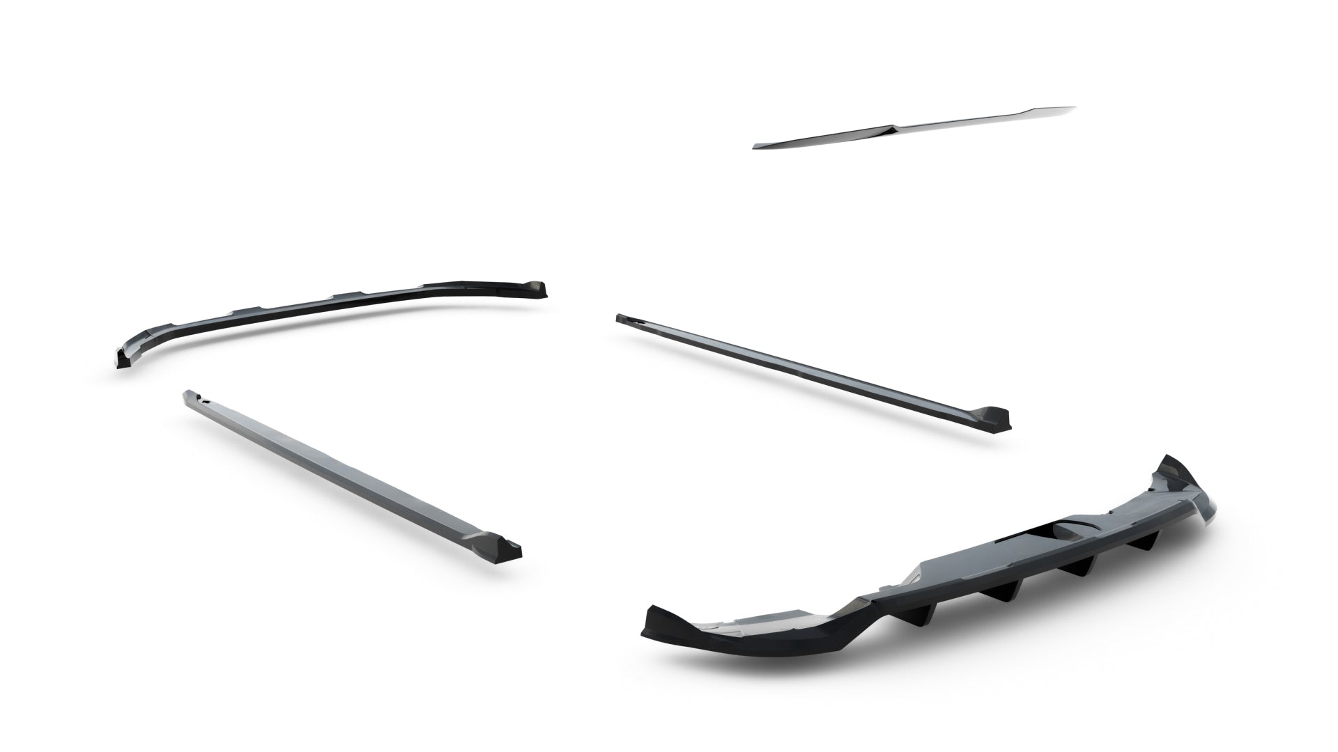 Maxton Design Set Of Splitters para Skoda Kamiq Monte Carlo Mk1 Facelift - imagen 14