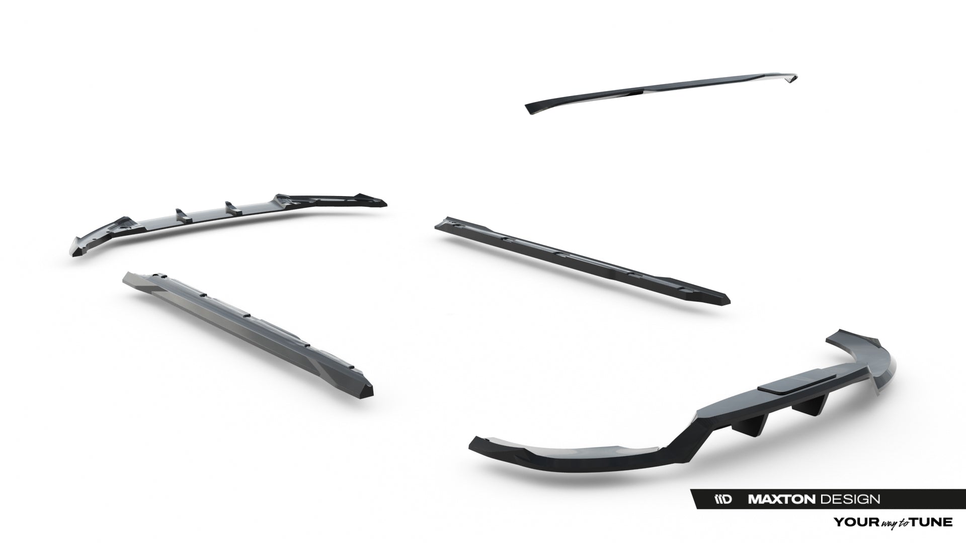 Maxton Design Set of Splitters para Skoda Scala Mk1 Facelift - imagen 15