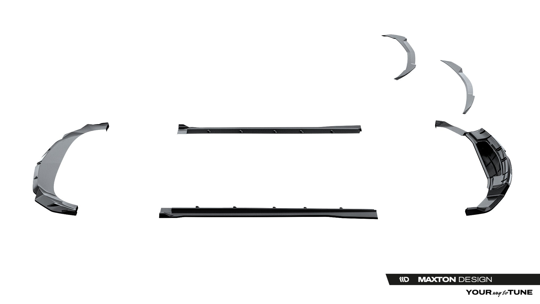 Maxton Design Set of Prepreg Carbon Splitters para Lamborghini Urus Mk1 - imagen 18