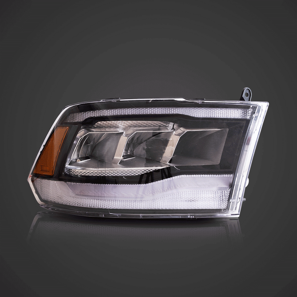 Faros delanteros VLAND 09-18 Dodge Ram 4th Gen 1500 2500 3500 LED Reflection Bowl — LED E-Mark | imagen 3