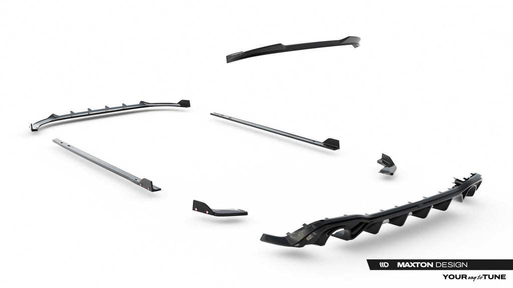 Maxton Design Set Of Splitters V.2 para Volkswagen Golf GTI Mk8 Facelift - imagen 21