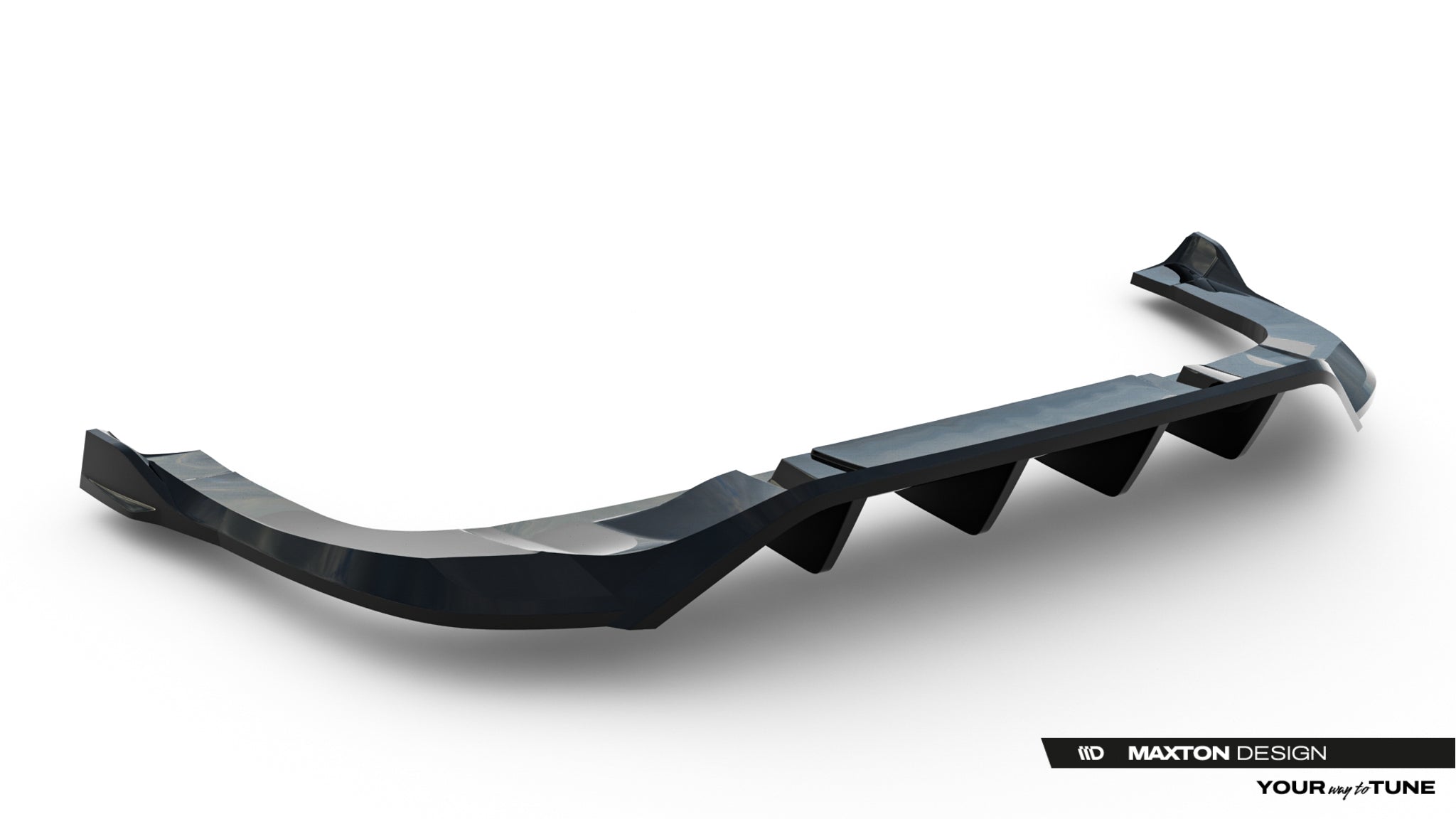 Maxton Design Splitter trasero (with vertical bars) para Volkswagen Tayron R-Line Mk1 - imagen 7