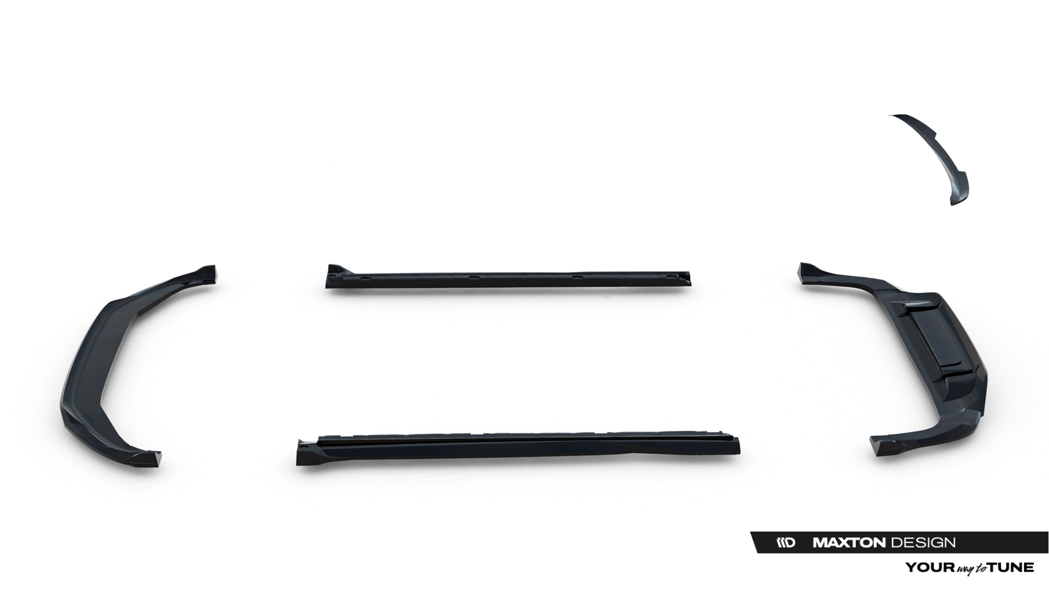 Maxton Design Set of Splitters para Volkswagen Tayron R-Line Mk1 - imagen 16
