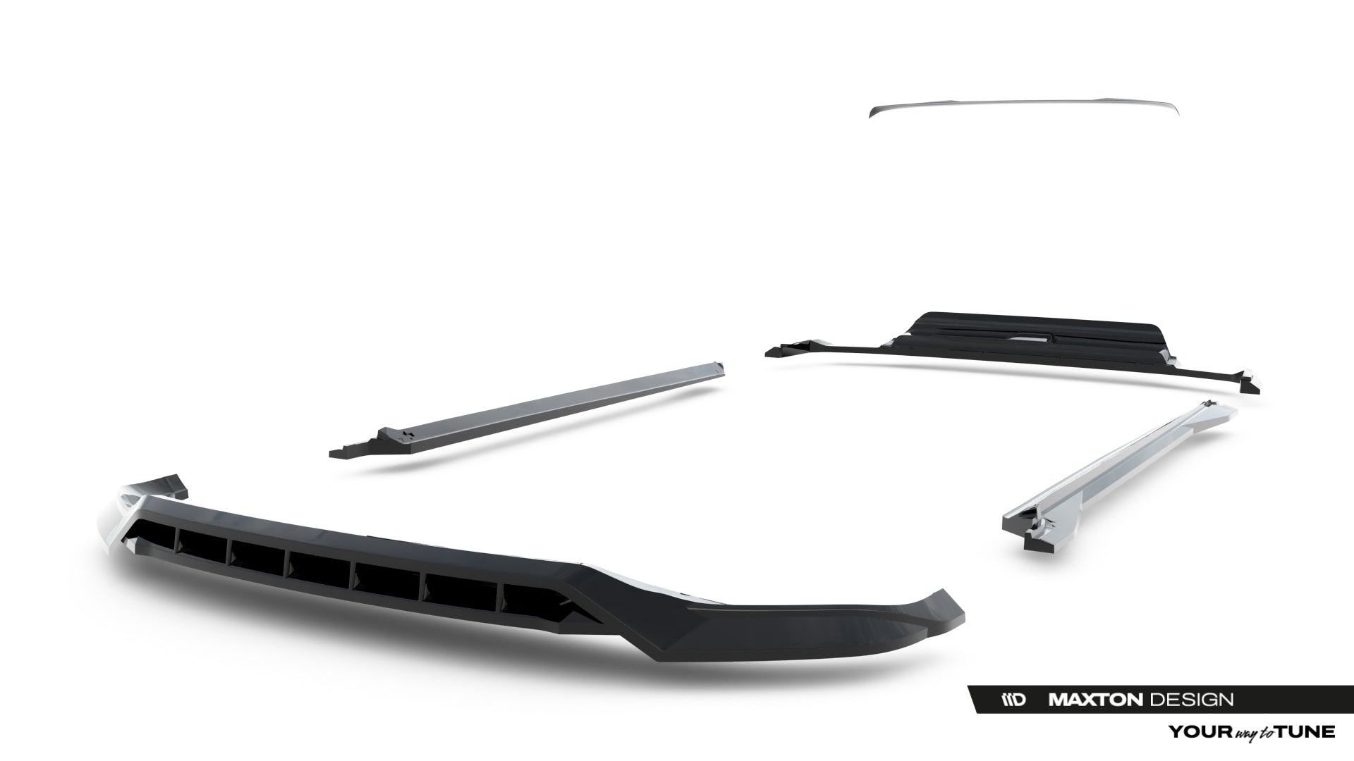 Maxton Design Set of Splitters para Volkswagen Touareg Elegance Mk3 Facelift - imagen 14
