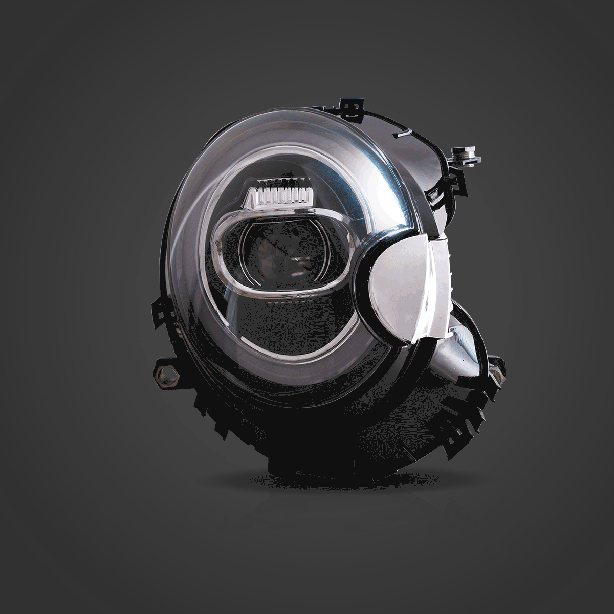 Faros delanteros VLAND 07-15 Mini Cooper R55 R56 R57 R58 R59 LED proyector LED — LED E-Mark | imagen 3