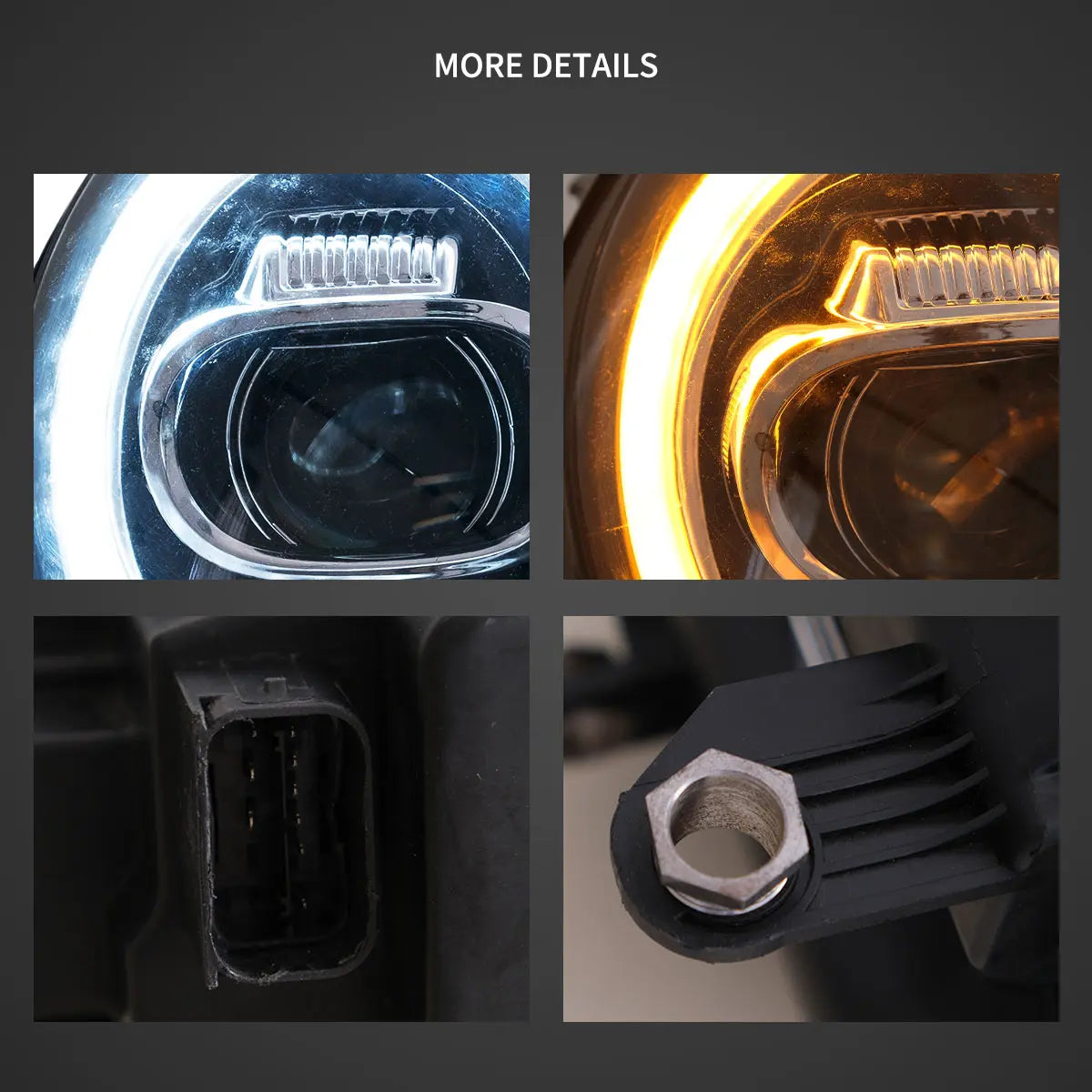 Faros delanteros VLAND 07-15 Mini Cooper R55 R56 R57 R58 R59 LED proyector LED — LED E-Mark | imagen 8