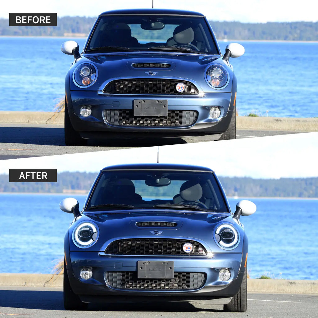 Faros delanteros VLAND 07-15 Mini Cooper R55 R56 R57 R58 R59 LED proyector LED — LED E-Mark | imagen 7