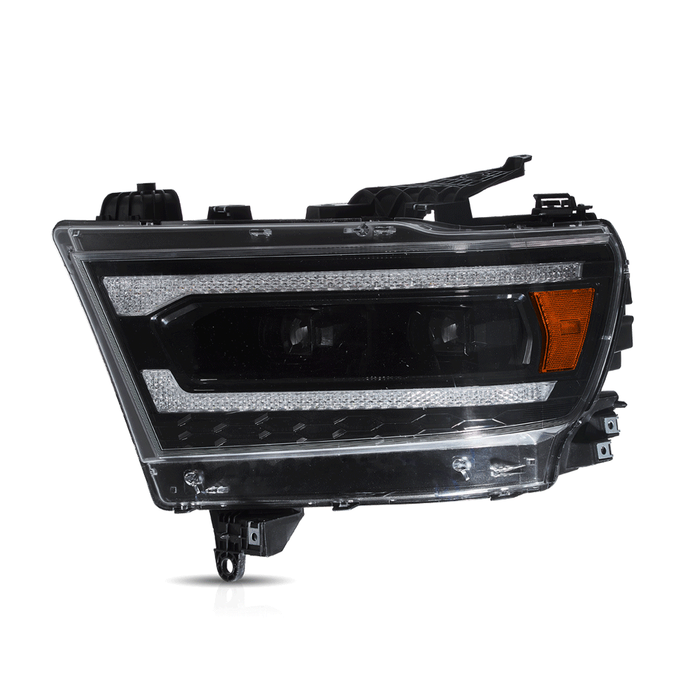 Faros delanteros VLAND 19-24 Dodge Ram 1500 Full LED W/Start-up Animation — LED E-Mark | imagen 2