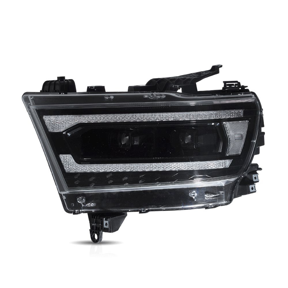 Faros delanteros VLAND 19-24 Dodge Ram 1500 Full LED W/Start-up Animation — LED E-Mark | imagen 4