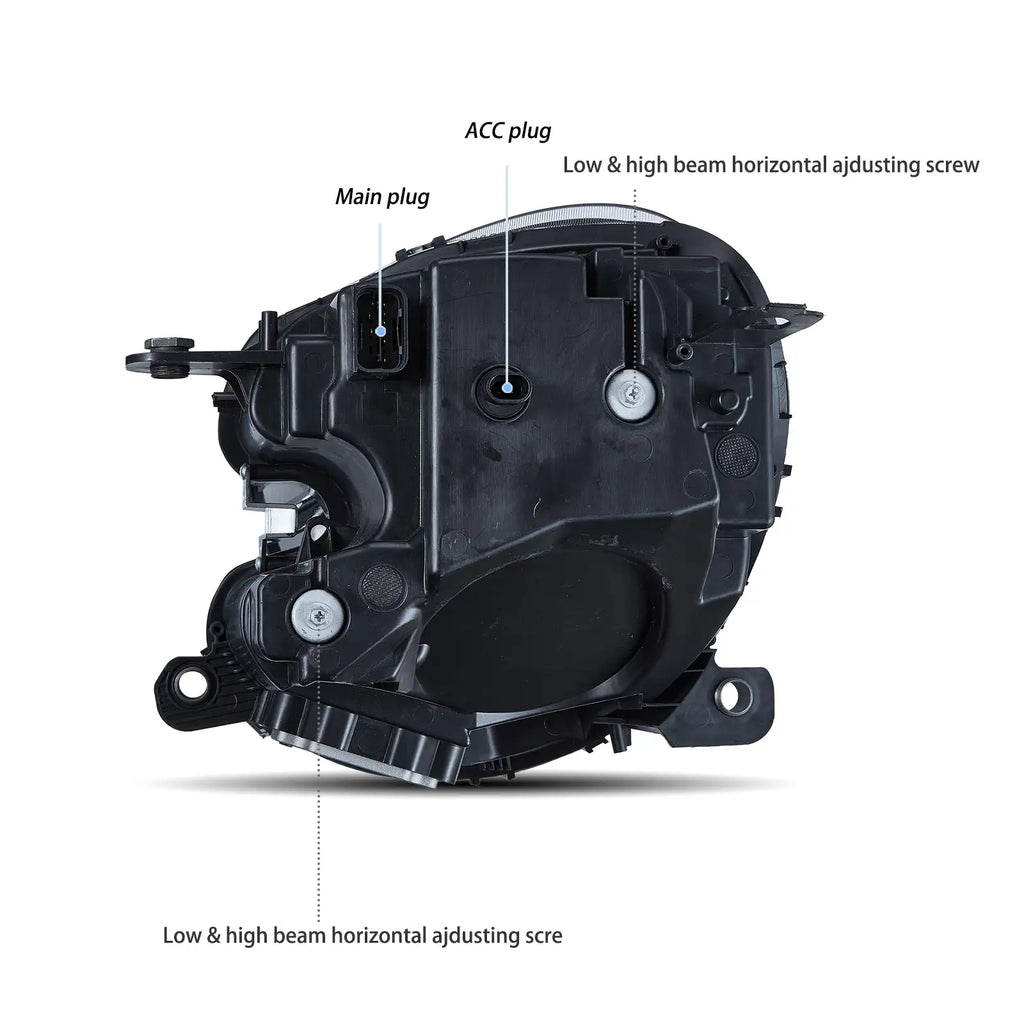 Faros delanteros VLAND 10-16 Mini Countryman R60 Full LED proyector Bi-LED — LED E-Mark | imagen 4