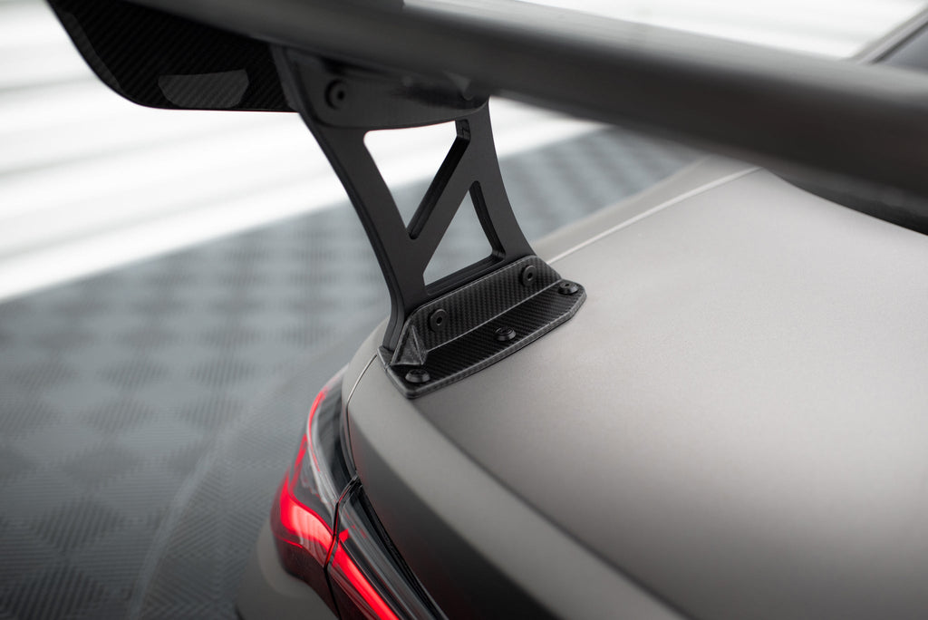 Maxton Design Alerón de carbono With External Brackets Uprights para BMW M4 G82 / G82 Facelift / M440i / 4 M-Pack G22 / G22 Facelift - imagen 4