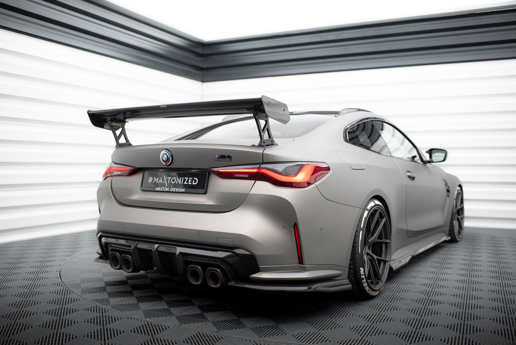 Maxton Design Alerón de carbono With External Brackets Uprights para BMW M4 G82 / G82 Facelift / M440i / 4 M-Pack G22 / G22 Facelift - imagen 2