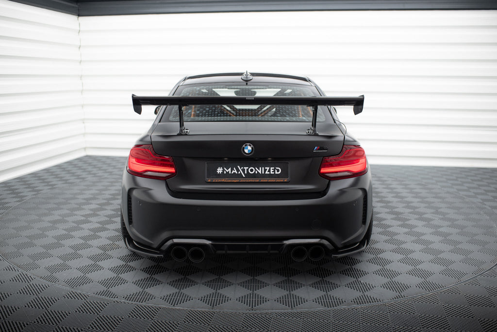 Maxton Design Alerón de carbono With Internal Brackets Uprights para BMW M2 F87 / 2 / 2 M-Pack F22 - imagen 1