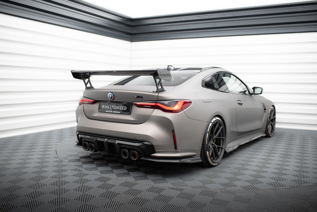 Maxton Design Alerón de carbono With External Brackets Uprights para BMW M4 G82 / G82 Facelift / M440i / 4 M-Pack G22 / G22 Facelift - imagen 3