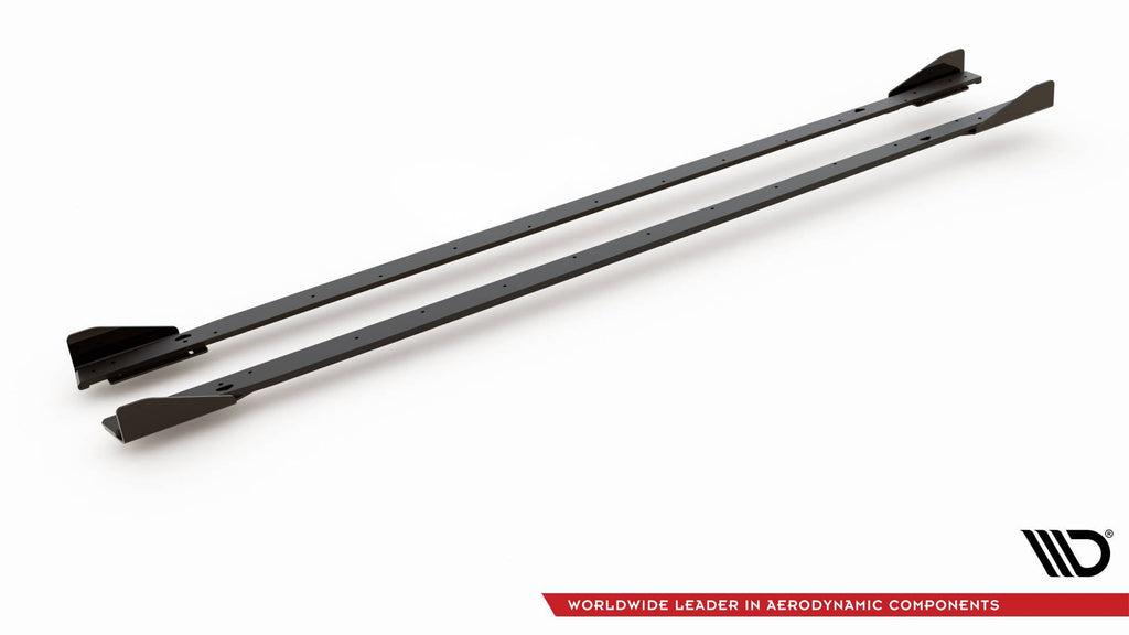 Maxton Design Street Pro Side Skirts Diffusers + Flaps para Volkswagen Golf GTI / GTE / GTI Clubsport / R-Line Mk8 - imagen 6