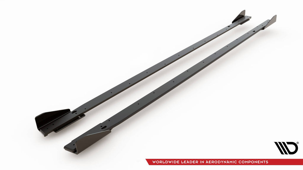 Maxton Design Street Pro Side Skirts Diffusers + Flaps para Volkswagen Golf GTI / GTE / GTI Clubsport / R-Line Mk8 - imagen 7