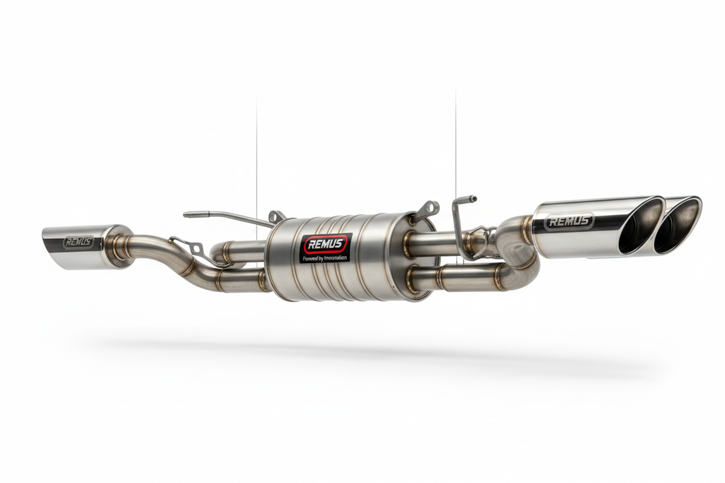 TUBO DE ESCAPE TRASERO DUPLEX RACING