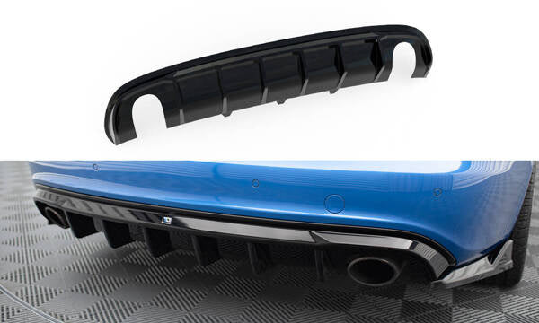 Maxton Design Difusor trasero para Audi A4 S-Line Sedan / Avant B8 (Version with dual Exhaust tips on one side) - imagen 6