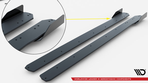 Maxton Design Street Pro Side Skirts Diffusers + Flaps para Cupra Born Mk1 - imagen 8