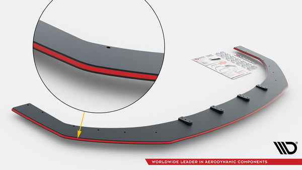 Maxton Design Street Pro Front Splitter para Audi RS3 Sportback 8Y Facelift - imagen 11