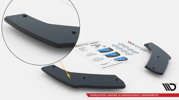 Maxton Design Street Pro Rear Side Splitters para Kia Ceed GT Mk3 - imagen 7