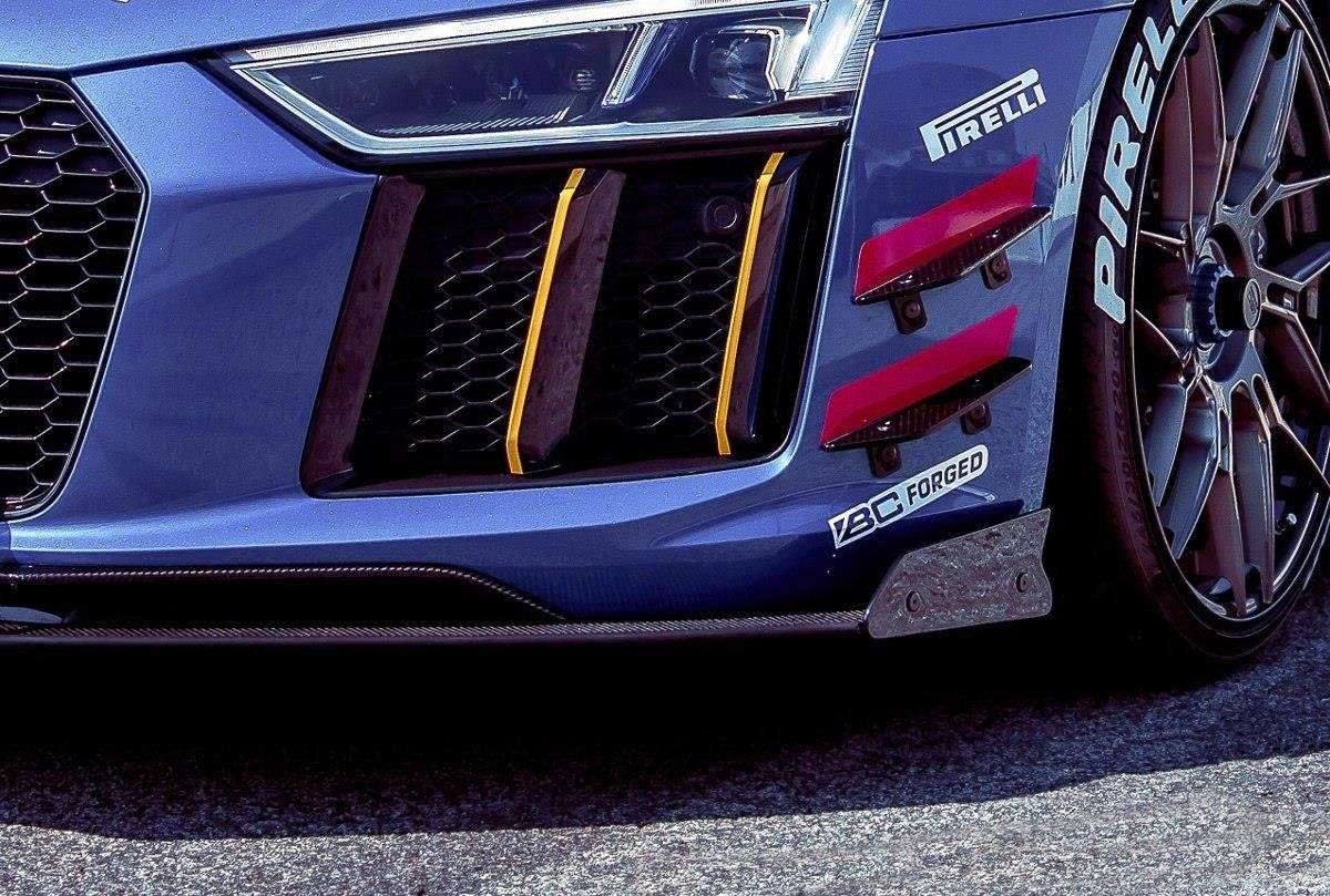 Maxton Design Paragolpes delantero Wings (Canards) para Audi R8 Mk.2 - imagen 4
