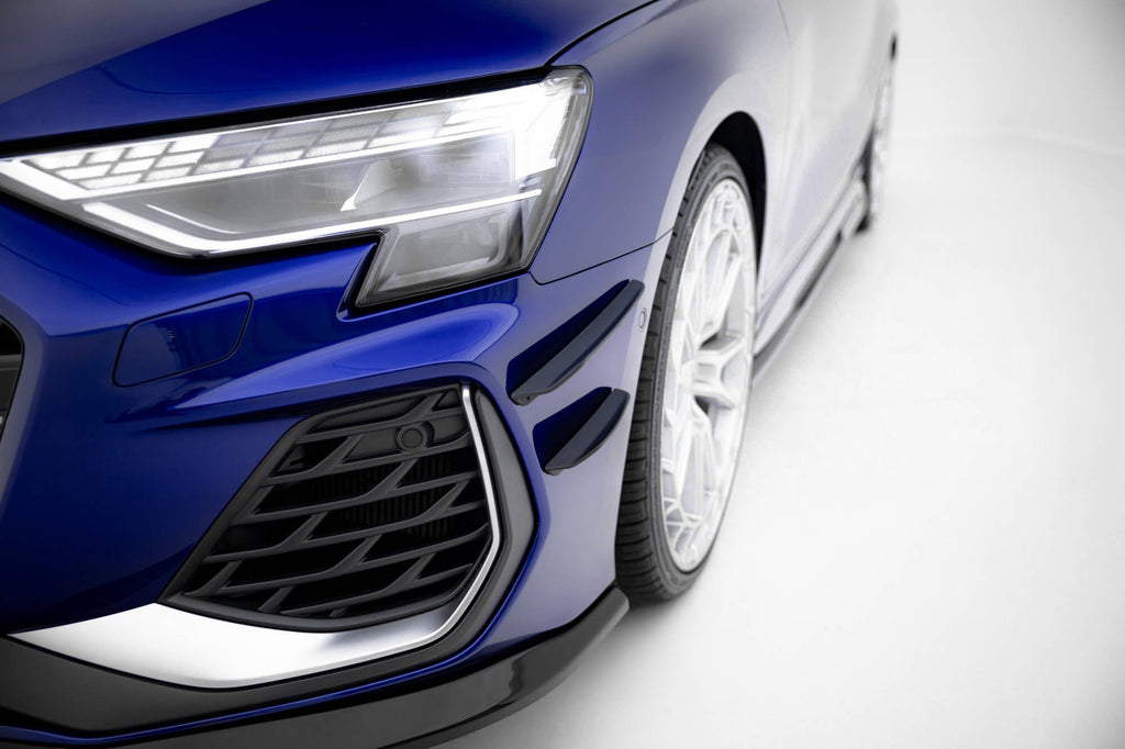 Maxton Design Paragolpes delantero Wings (Canards) para Audi A3 S-Line Sedan / S3 Sedan 8Y Facelift - imagen 1