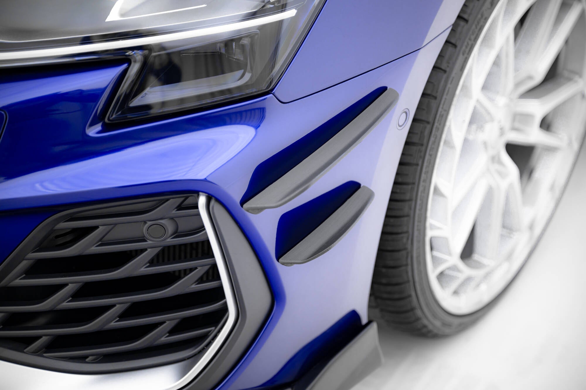 Maxton Design Paragolpes delantero Wings (Canards) para Audi A3 S-Line Sedan / S3 Sedan 8Y Facelift - imagen 4