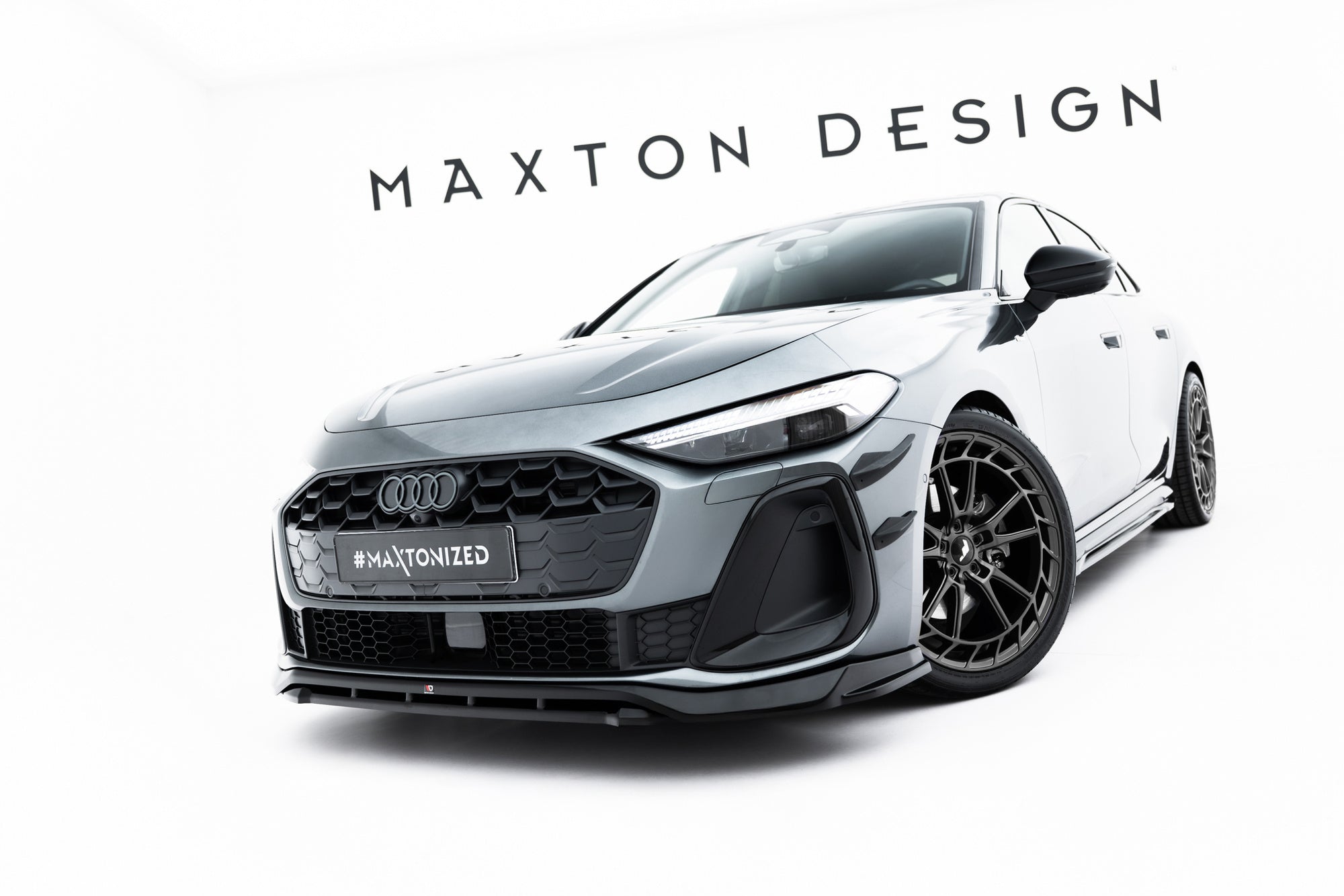 Maxton Design Paragolpes delantero Wings (Canards) para Audi A5 S-Line / S5 Sedan / Avant B10 - imagen 4