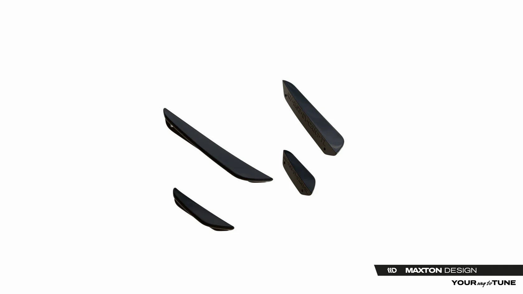 Maxton Design Paragolpes delantero Wings (Canards) para Ford Transit Custom MSRT Mk2 - imagen 6