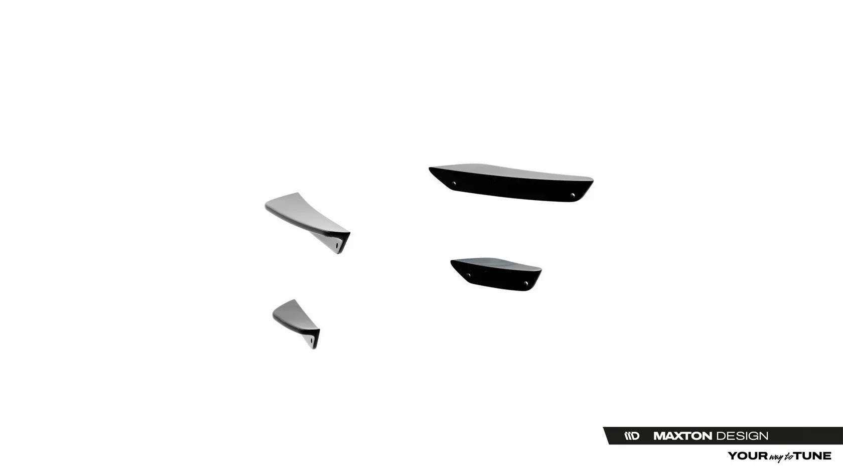 Maxton Design Paragolpes delantero Wings (Canards) para Ford Transit Custom MSRT Mk2 - imagen 7