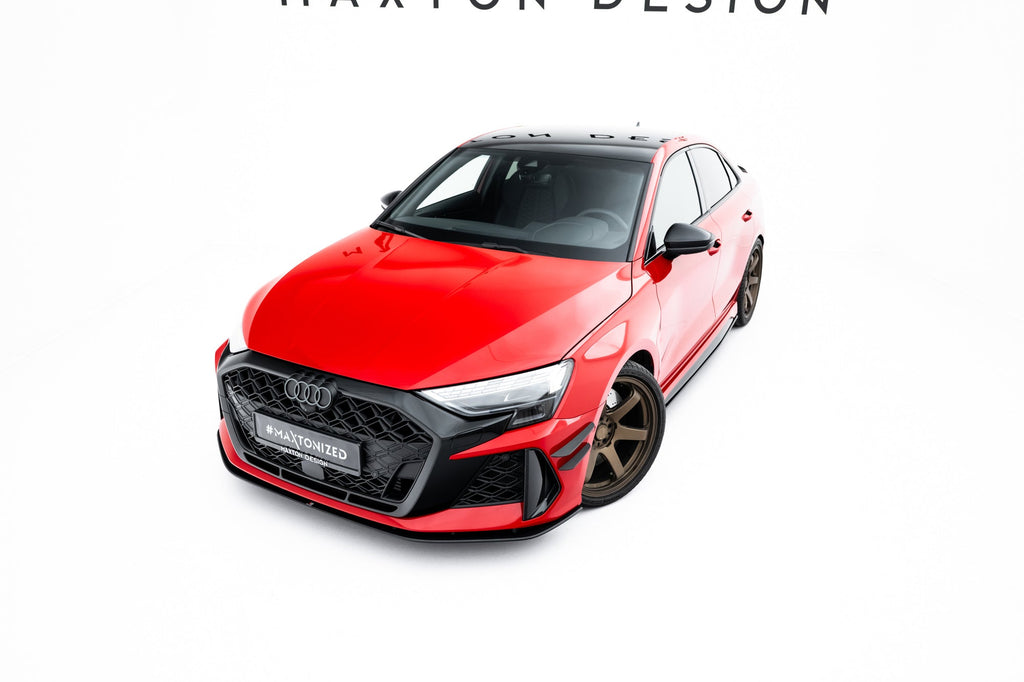 Maxton Design Paragolpes delantero Wings (Canards) para Audi RS3 Sedan 8Y Facelift - imagen 4