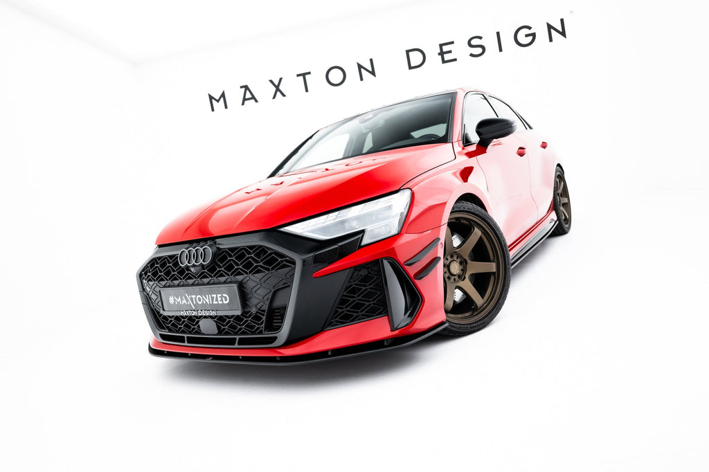 Maxton Design Paragolpes delantero Wings (Canards) para Audi RS3 Sedan 8Y Facelift - imagen 5