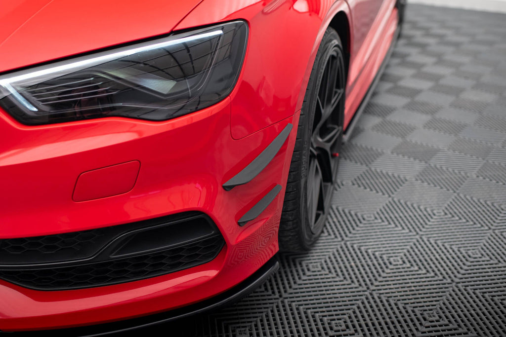 Maxton Design Paragolpes delantero Wings (Canards) para Audi S3 / A3 S-Line 8V Sedan / Cabrio - imagen 5