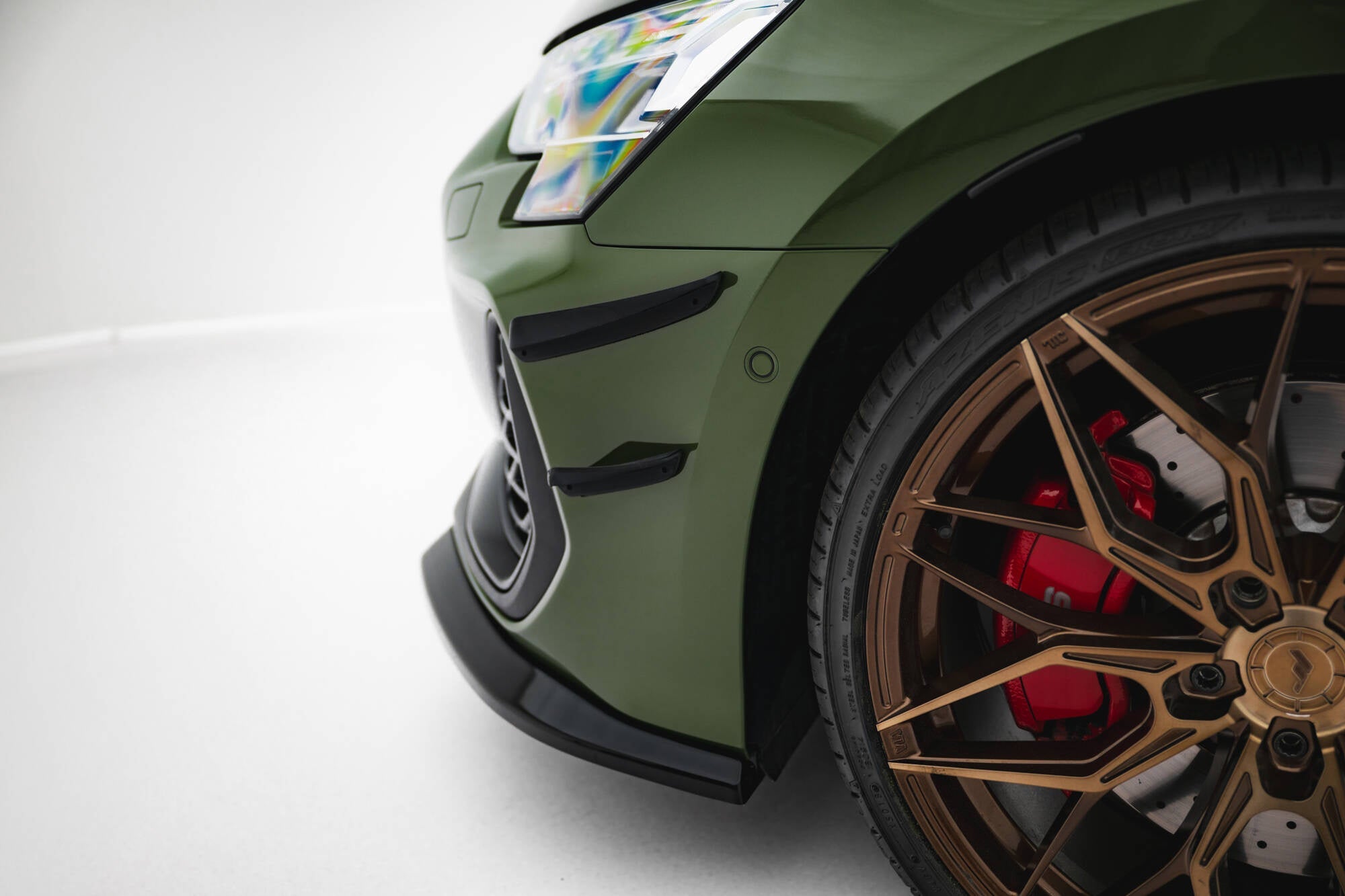 Maxton Design Paragolpes delantero Wings (Canards) para Audi S3 Sportback / A3 S-line Sportback 8Y Facelift - imagen 3