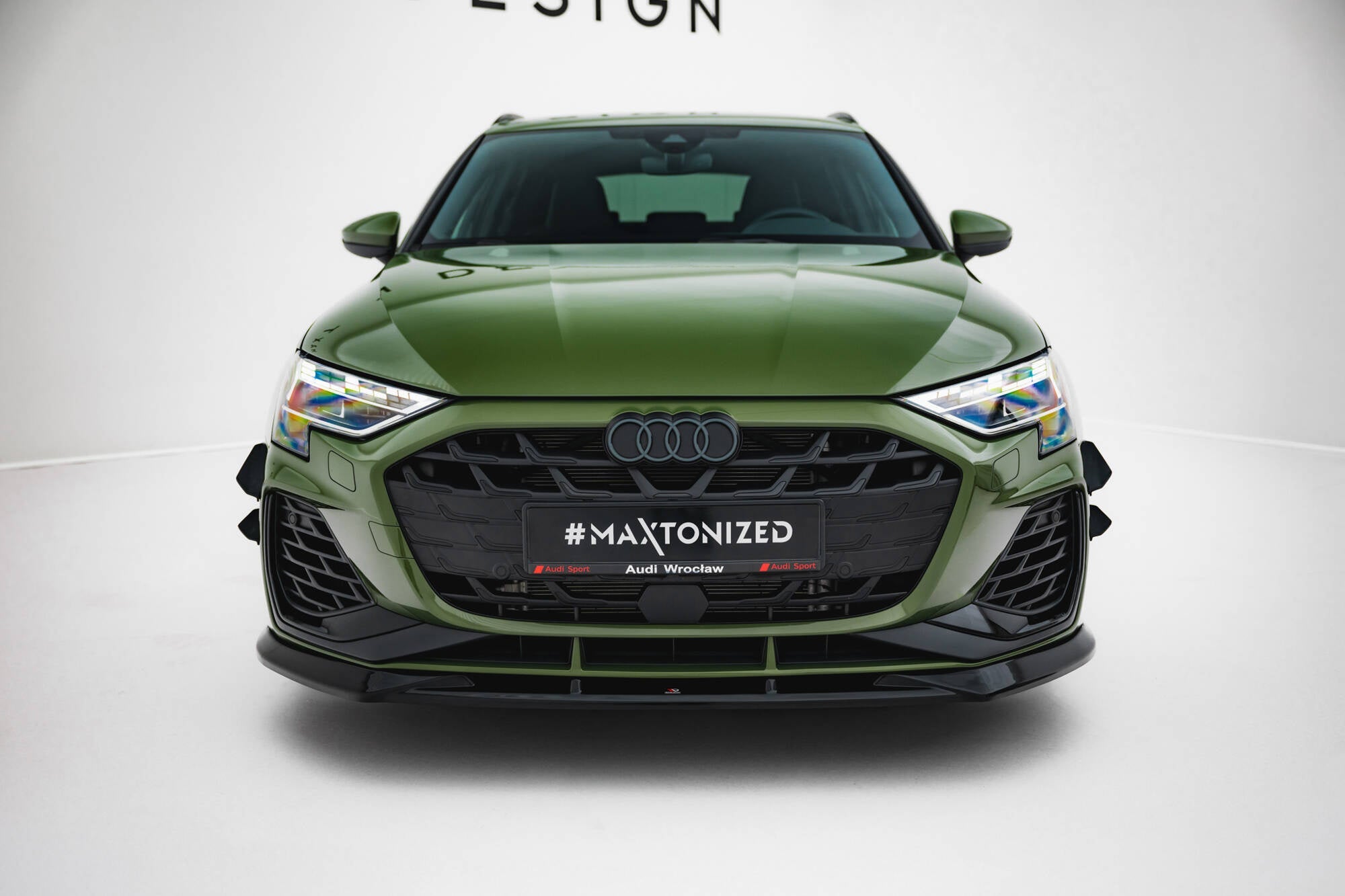 Maxton Design Paragolpes delantero Wings (Canards) para Audi S3 Sportback / A3 S-line Sportback 8Y Facelift - imagen 4