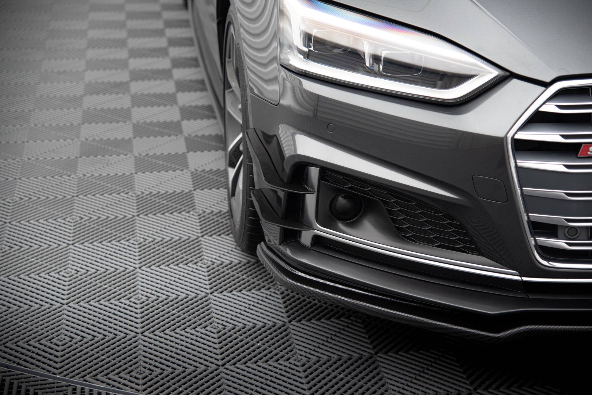 Maxton Design Paragolpes delantero Wings (Canards) para Audi S5 / A5 S-Line Coupe / Sportback F5 - imagen 3