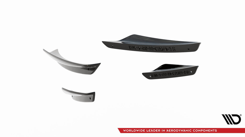 Maxton Design Paragolpes delantero Wings (Canards) para BMW 1 M-Pack / M135i / 128ti F40 - imagen 7