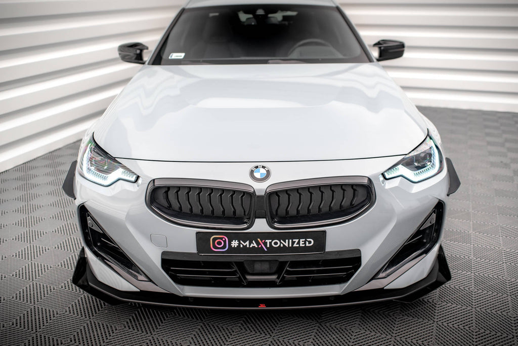 Maxton Design Paragolpes delantero Wings (Canards) para BMW 2 Coupe M-Pack / M240i G42 - imagen 2