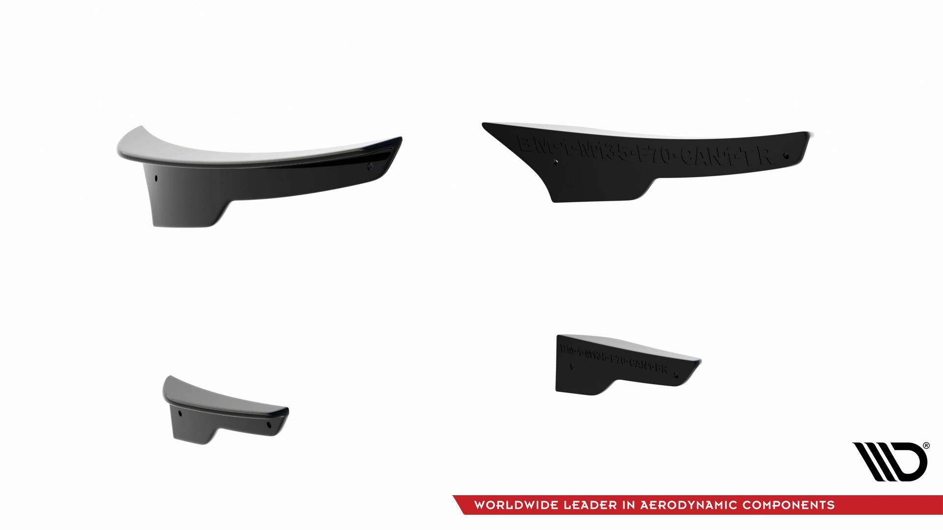 Maxton Design Paragolpes delantero Wings (Canards) para BMW M135i F70 - imagen 6