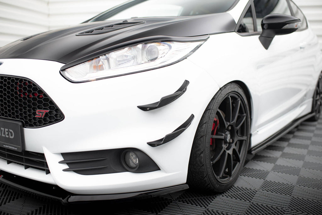 Maxton Design Paragolpes delantero Wings (Canards) para Ford Fiesta Mk7 ST Facelift - imagen 1