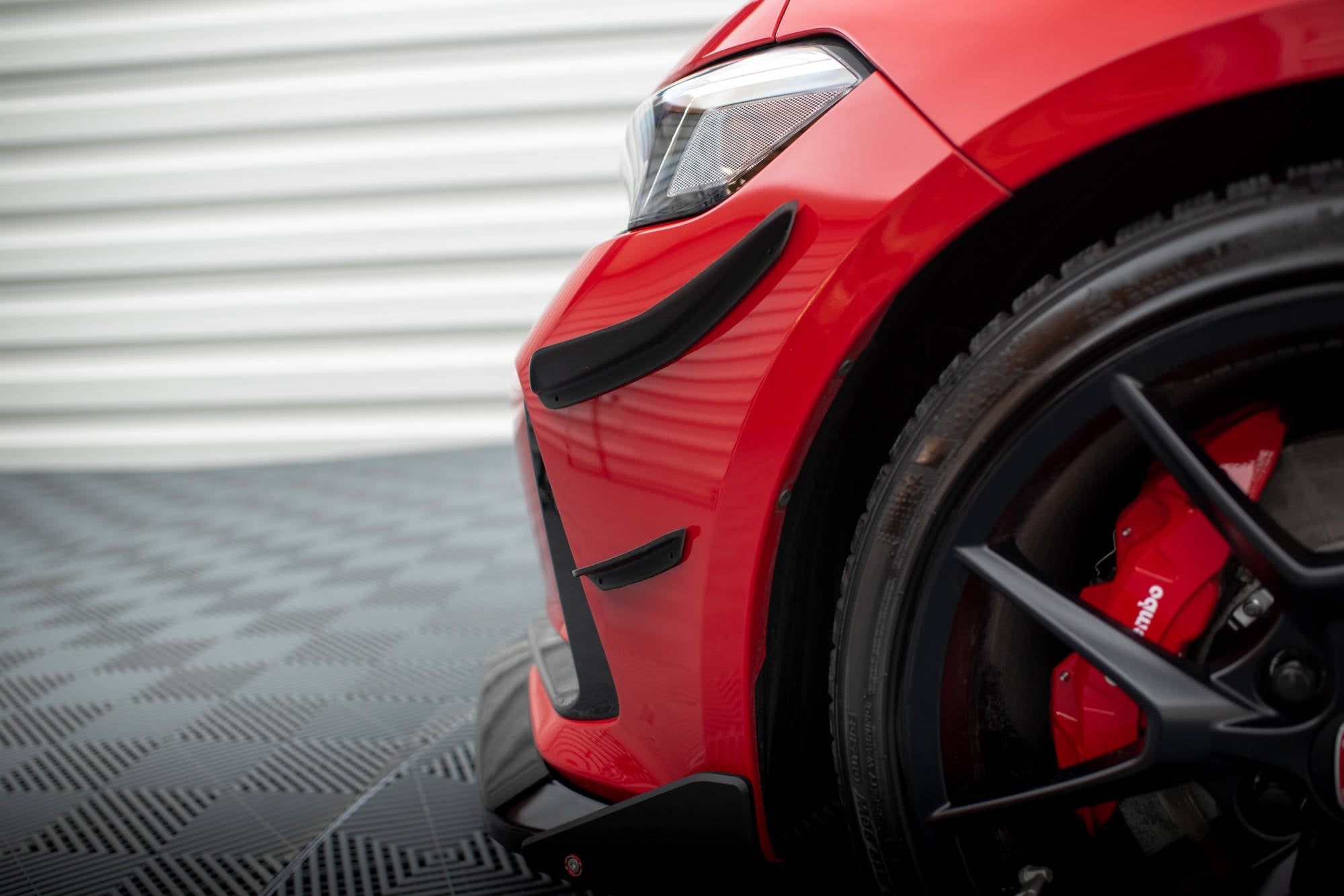 Maxton Design Paragolpes delantero Wings (Canards) para Honda Civic Type-R Mk 11 - imagen 4