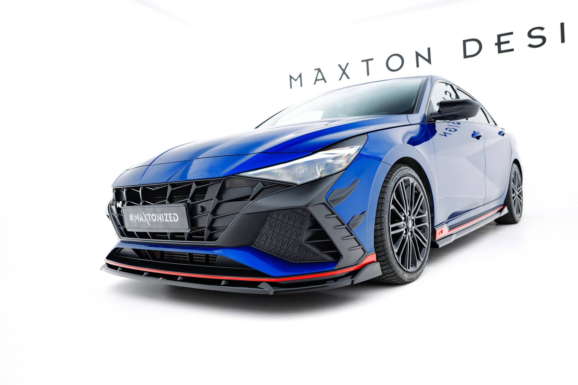 Maxton Design Paragolpes delantero Wings (Canards) para Hyundai Elantra N Mk7 - imagen 4