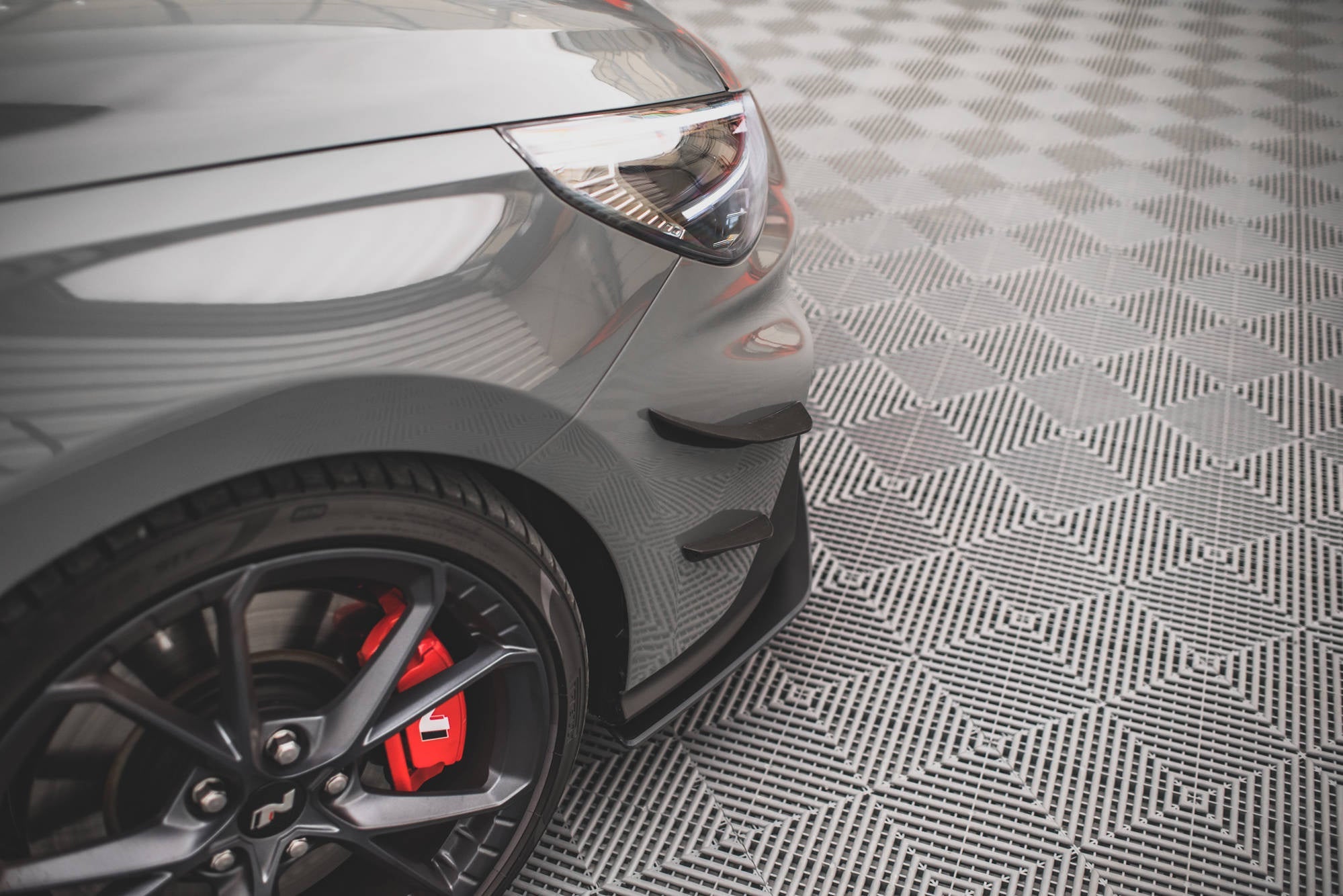 Maxton Design Paragolpes delantero Wings (Canards) para Hyundai I30 N / I30 N-Line Hatchback/Fastback Mk3 Facelift - imagen 4