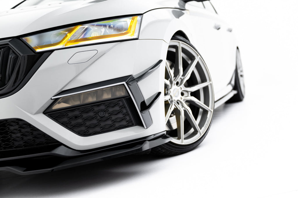 Maxton Design Paragolpes delantero Wings (Canards) para Skoda Octavia RS Mk4 - imagen 1