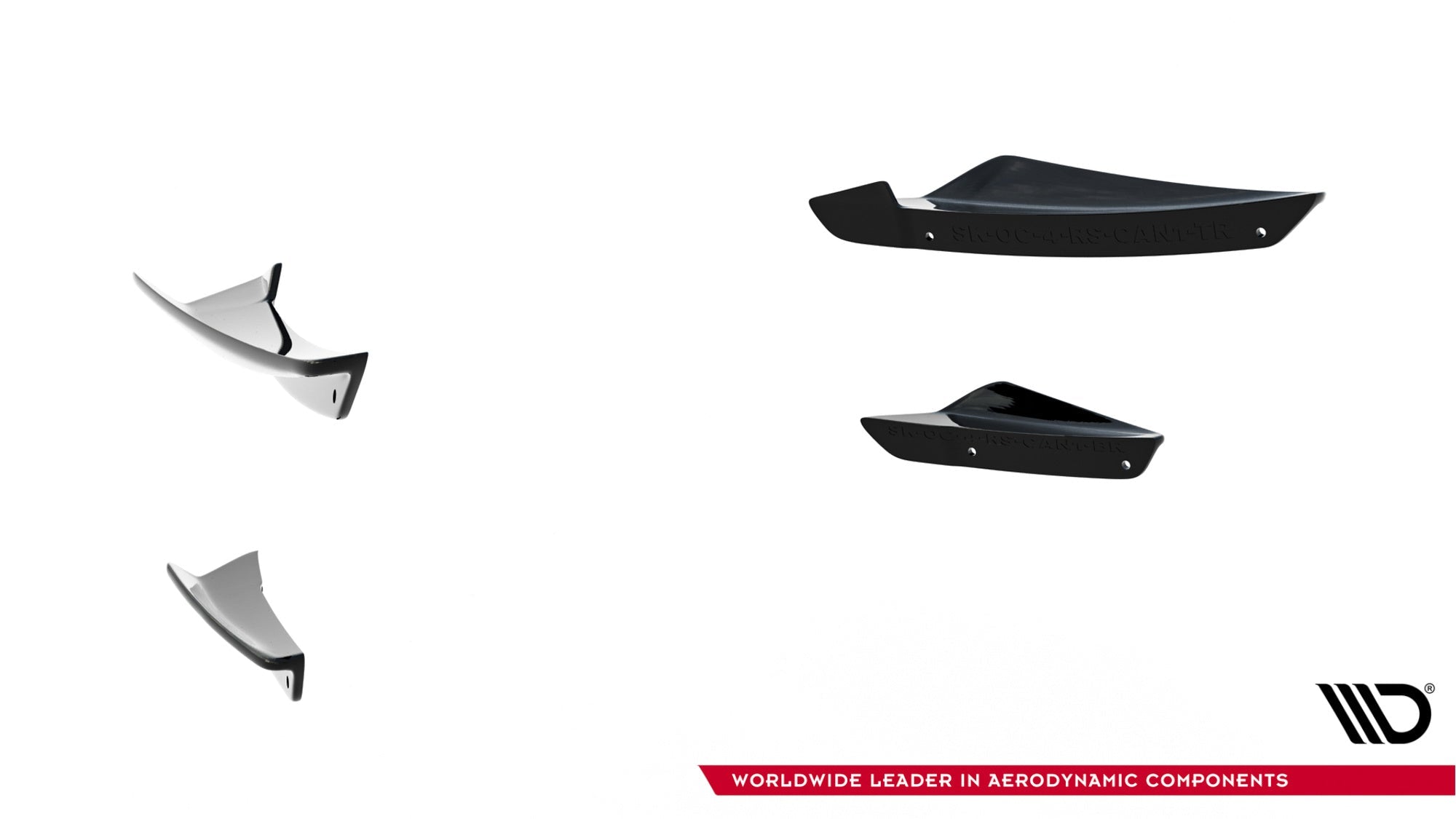 Maxton Design Paragolpes delantero Wings (Canards) para Skoda Octavia RS Mk4 - imagen 5